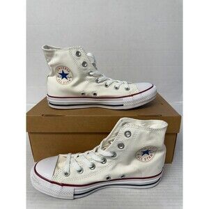-1180 Converse All Star High Top Whtie/White-US 5 Mens, 7 Womens